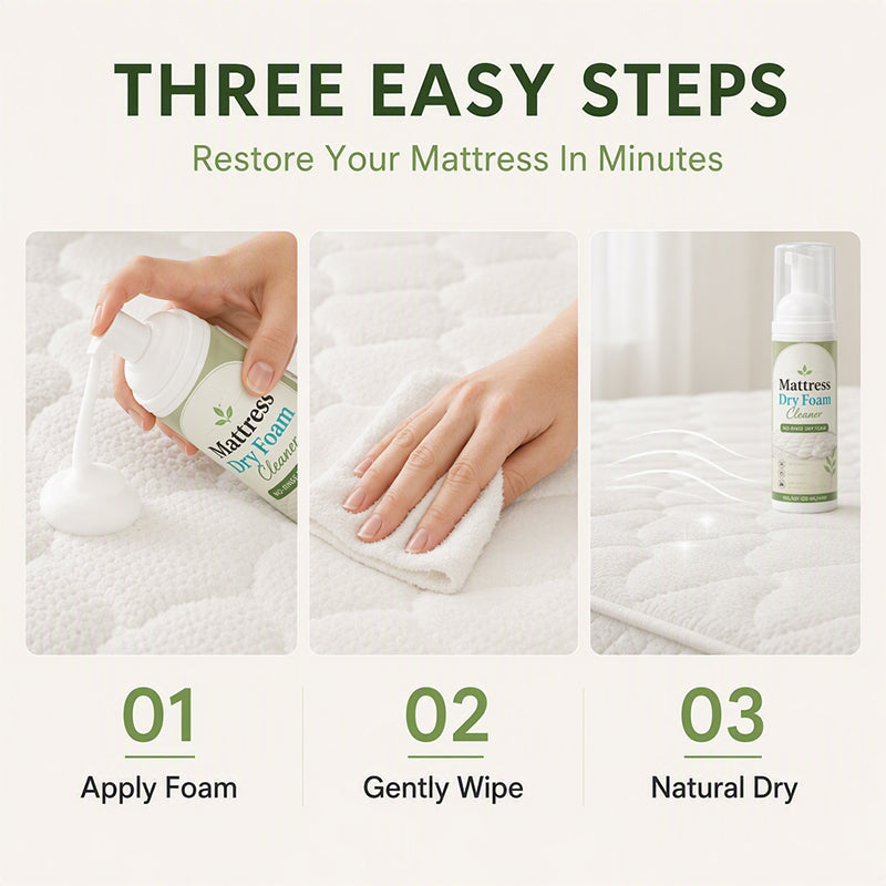🔥LAST DAY 50% OFF ✨No-Rinse Mattress & Upholstery Foam Cleaner