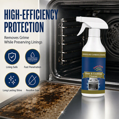🔥LAST DAY 50% OFF ✨ Oven & Cooktop Cleaner Spray – Cut Through Burnt-On Grease