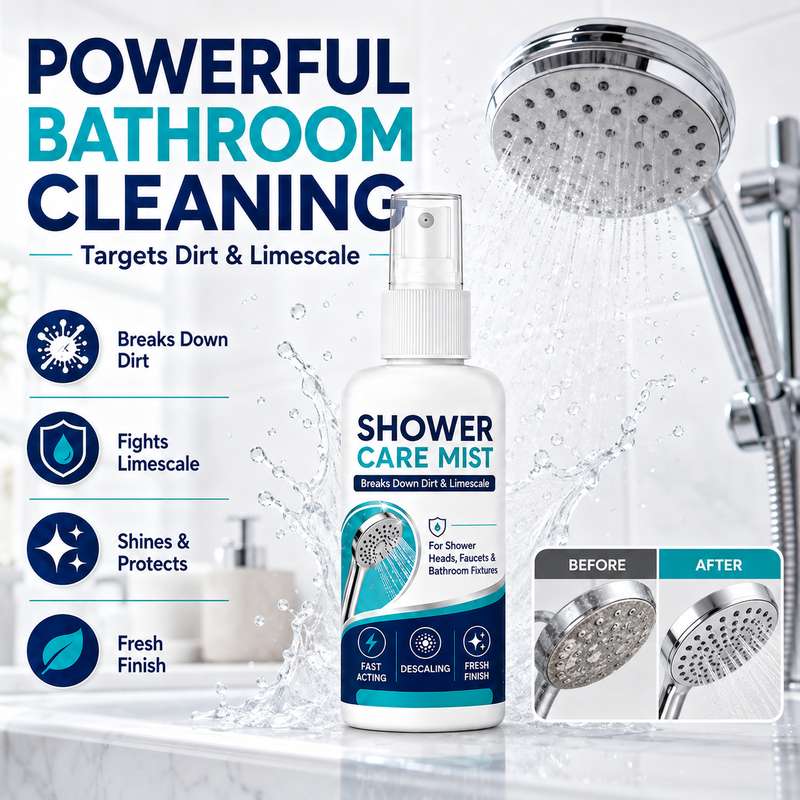 🔥LAST DAY 50% OFF ✨ Shower Limescale Remover Spray – Tackle Hard Water Buildup