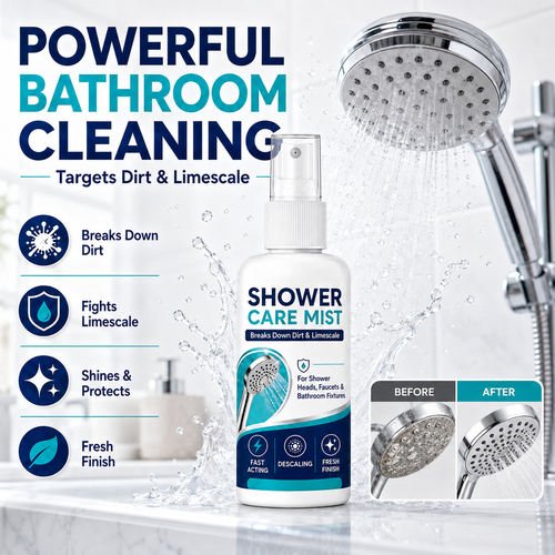 🔥LAST DAY 50% OFF ✨ Shower Limescale Remover Spray – Tackle Hard Water Buildup