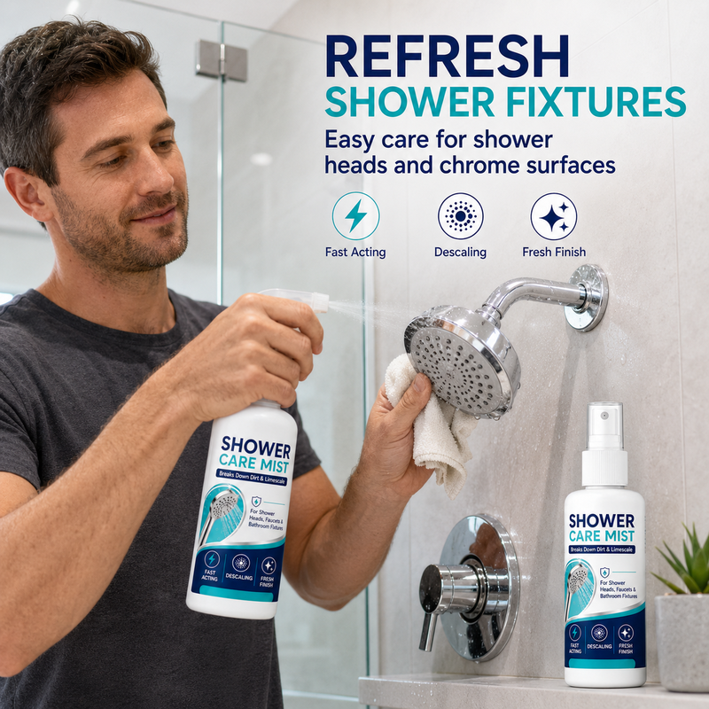 🔥LAST DAY 50% OFF ✨ Shower Limescale Remover Spray – Tackle Hard Water Buildup