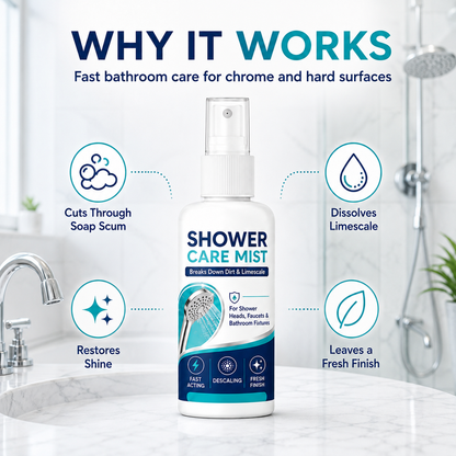 🔥LAST DAY 50% OFF ✨ Shower Limescale Remover Spray – Tackle Hard Water Buildup