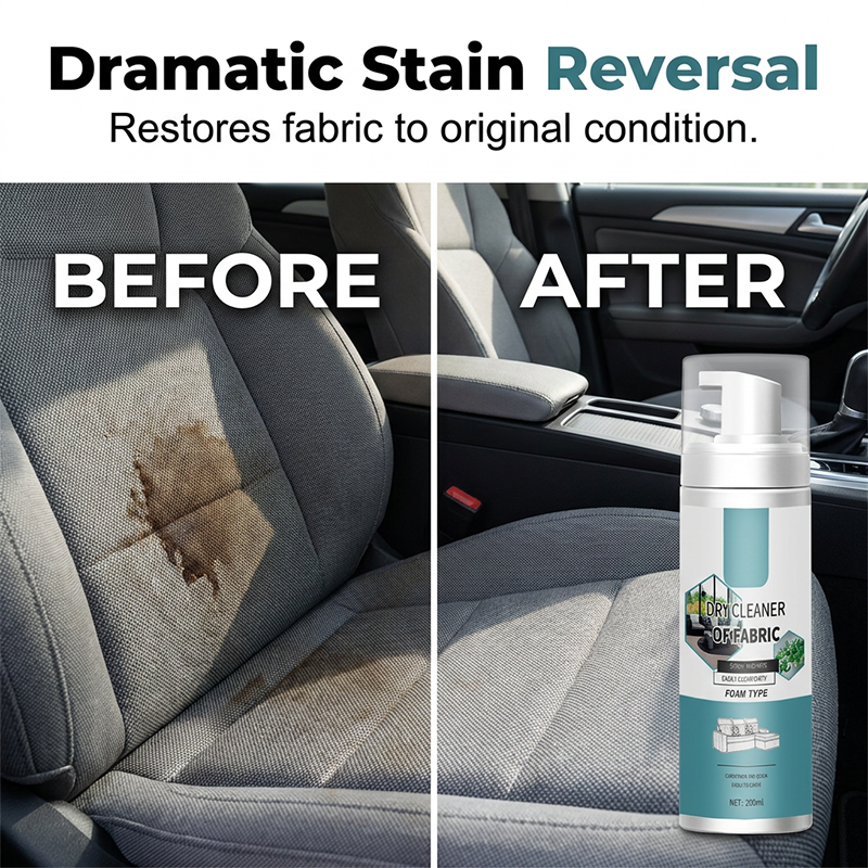 🔥LAST DAY 50% OFF ✨ No-Rinse Fabric Cleaner Foam