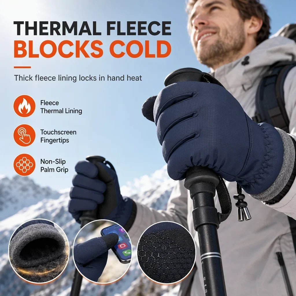 ❄️ 🔥LAST DAY 50% OFF ✨Thermal Winter Gloves for Men & Women – Windproof, Touchscreen & Non-Slip Grip for Cycling and Outdoor Activities